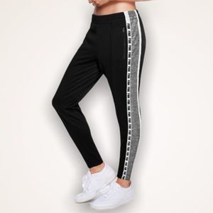 PINK VS Skinny Side Stripe Drawstring Track Pants